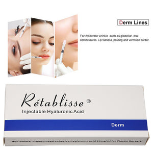 Trial Offer Hyaluronic Acid Injection Dermal Fillers 1ml(cc) only-Without Lidocaine