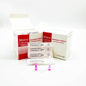 100pcs Mesotherapy Hypodermic Micro Needle For Injection Syringe Filler